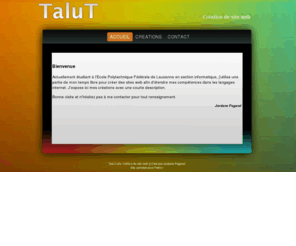 talut.info: TaluT: Création de site web
Création de site internet professionel et dynamique