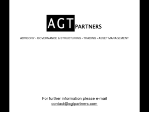 agtpartners.com: AGT Partners
Advisory, Governance & Structuring, Trading, Asset Management