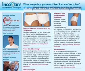 e-bs.nl: IncoSan ® - Incontinentie ondergoed
IncoSan incontinentie ondergoed zijn slips voor urineverlies of als u last heeft van een zwakke blaas.