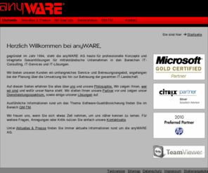 service-on-demand.info: anyWARE AG, Ihr IT-Systemhaus in Mainz!
anyWARE AG - Ihr IT-Systemhaus und IT-Dienstleister in Mainz!