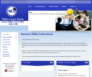 walkerschools.org: Walker County Schools - WCSDnet - Offline

