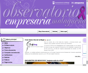 oemobservatorio.com: observatorio de la empresaria malagueña
observatorio de la empresaria malagueña