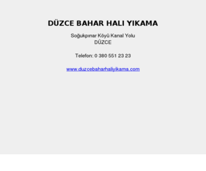 duzcehaliyikama.net: Düzce Halı Yıkama | Bahar Halı Yıkama
Düzce Halı Yıkama | Bahar Halı Yıkama