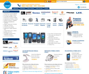 logiscenter.com: Logiscenter.com > Comprar Zebra, Symbol, Motorola, Intermec, Datalogic, Metrologic, Datamax, Impresora Termica de Tarjeta, Etiquetadora, Lector Código de Barra, PDA, Etiquetas, al mejor precio : LOGISCENTER
Venta a los mejores precios de impresoras de etiquetas, termicas, lectores de código de barras, PDAs, impresoras de Tarjetas, RIbbon y consumibles de las marcas más prestigiosas como son Symbol, Motorola, Intermec, Zebra, Metrologic, Printronix, LX