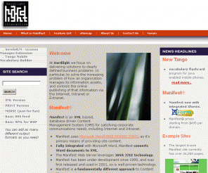 hardlight.com.au: Manifest Content Management System (CMS). Hardlight Interactive
