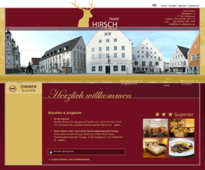 hirsch-ottobeuren.com: Hotel Brauerei Hirsch Ottobeuren - Gute Tradition im neuen Format - Hausbrauerei, Hotel, Gastronomie, Café, Tagungen, Feiern
Das Hotel-Restaurant mit Hausbrauerei und feinbürgerlicher Küche für erholsame Nächte, erlebnisreiche Tage und fröhliche Feiern zentral in Ottobeuren im Kneippland im Unterallgäu