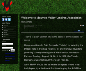 maumeevalleyumpires.com: Welcome to Maumee Valley Umpires Association
Maumee Valley Umpire Association