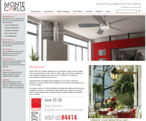 montecarlolighting.com: Ceiling Fans - Monte Carlo Fan Company - Indoor and Outdoor Ceiling Fans
Ceiling Fans by the Monte Carlo Ceiling Fan Company. The premier choice of designers and architects for decorative ceiling fans for indoor and outdoor use.