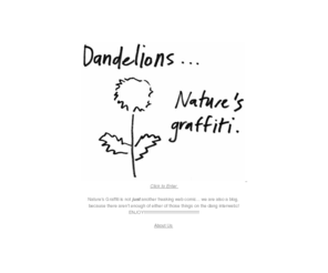 naturesgraffiti.com: Nature's Graffiti - another freaking web comic
comic