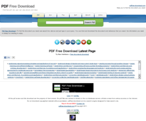 pdffree-download.com: Pdf Free download
free pdf, doc, ppt, swf, also ebook and video