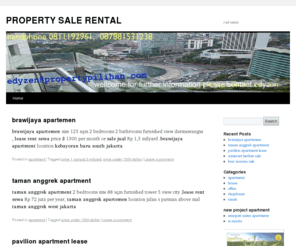 propertypilihan.com: PROPERTY  SALE RENTAL
property jual sewa jakarta apartment tanah ruko rumah pakubuwono capital pacific place 