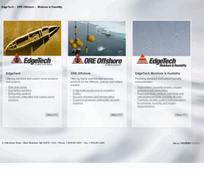 edgetech.com: Side Scan Sonar, Acoustic Release, Positioning Moisture Measurement / EdgeTech
Side scan sonar, sub-bottom profilers, bathymetry systems and custom engineered sonar systems for organizations focused on the underwater world.