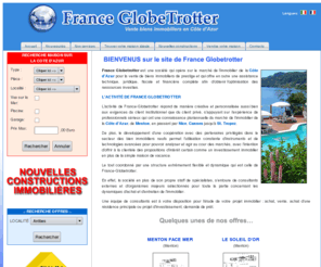 immo-cotedazur.com: Vente biens immobiliers en Côte d'azur - France GlobeTrotter
France Globertrotter est une società que Vous offre immeubles de standing en Côte d'Azur