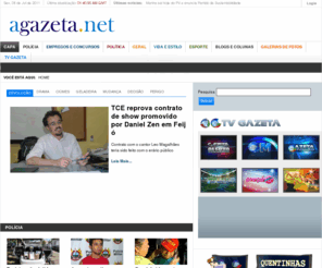 agazeta.net: agazeta.net
Agência AGAZETA.NET é um site que integra o jornalismo da TV Gazeta e o do Jornal A Gazeta, além da produção de conteúdo voltado para internet.