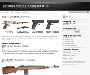 buyspringfieldarmory.com: Springfield M1A Rifles and 1911 Pistols
Buying a Springfield M1a rifle or 1911 pistols is easy at buyspringfieldarmory.com. We stock nearly the full line of Springfield guns.
