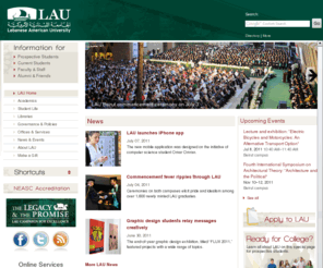 lau.edu.lb: LEBANESE AMERICAN UNIVERSITY
LAU is an American university operating in Beirut and Byblos, Lebanon.
