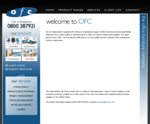 ofcuk.com: Office Furniture Company - OFC - Berkhamsted, Herts, UK
Office Furniture, Consultancy, Design & Space Planning, Project Management, Office Refurbishment, After Sales Service and Leasing from the Office Furniture Company, Berkhamsted, Herts, UK