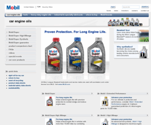 mobildriveclean.com: Mobil - United States
The Mobil family of products/lubricants offers a range of automotive manufacturer-approved passenger vehicle motor oils and car care products, including Mobil 1 – the world’s leading synthetic motor oil brand and other engine oils for everyday driving. 