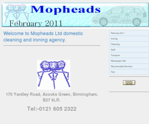 mopheads.biz: - February 2011
 - February 2011
