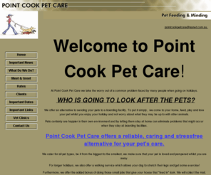 pointcookpetcare.com: Welcome
Welcome