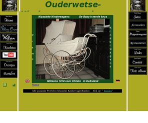 ouderwetse kinderwagens