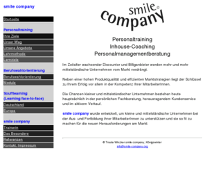 smile-company.org: smile company Traute Winzker - Personaltraining, Inhouse-Coaching, Personalmanagementberatung
smile company