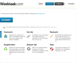 weektaak.com: Weektaak.com | online programma om weektaken en weekplanningen te maken
Online weektaak programma om weekplanningen en gedifferentieerde weektaken te maken voor het basisonderwijs