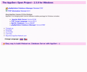 donald884.com: AppServ Open Project 2.5.8