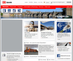 nachtzugreise.net: DB Bahn: bahn.de - Ihr Mobilitätsportal für Reisen, Bahn, Urlaub, Hotels, Städtereisen und Mietwagen
Deutschlands beliebtestes Reise- und Mobilitätsportal: Auskunft, Bahnfahrkarten, Online-Tickets, Ländertickets,  günstige Angebote rund um Urlaub und Reisen. Komfortabel planen und sicher buchen. 
