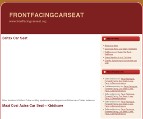 frontfacingcarseat.org: Front Facing Car seat, Child Car Seats, Find the best Child booster Seat
Front Facing Car Seat - Find the cheapest child car seats available from top brands  including, Graco, Britax, Cosco, Even Flo, Recaro and many more. Amazon.com, special discounts and reviews available.