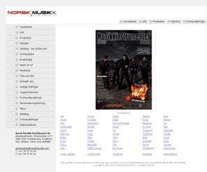 norskmusikk.com: Norsk Musikk Distribusjon AS
Ibanez, Tama, Peavey, Phonic, Event, GK, Evans, Pro-Mark, Eurolite, Ketron, Rotosound