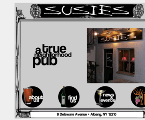 susiespub.com: Welcome to Susies Pub in Albany, NY
Susies Pub is a True Neighborhood Pub in Albany, NY.