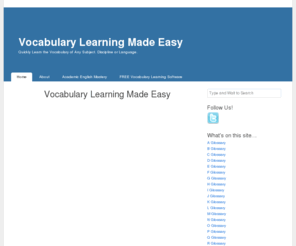 wordwazir.com: Vocabulary learning made easy with free vocabulary learning software.
WordWazir is an award winning vocabulary learning software application that runs on any Windows operating system. It’s a simple application that’s built upon an extremely powerful learning engine that incorporates learning theory in order to assist you in reaching your learning objectives.  Simply, WordWazir works. You can master any list of words, phrases or concepts with their corresponding definitions quickly and accurately. You choose what you need to learn and you learn it, without fail.