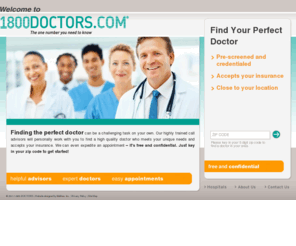 1-800-doctors.org: Domain Names, Web Hosting and Online Marketing Services | Network Solutions
Find domain names, web hosting and online marketing for your website -- all in one place. Network Solutions helps businesses get online and grow online with domain name registration, web hosting and innovative online marketing services.