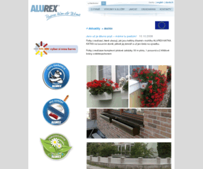 alurex.cz: ALUREX - Padne Vám do ok(n)a
Výroba okapnic a prahové profily.