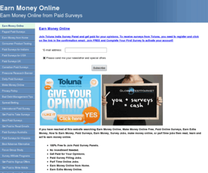 earnextrarupees.com: Earn Money Online. Online Surveys. How to Earn Money Online
Earn Money Online Free. Learn how to earn money online from paid surveys and other work at home jobs. Earn Money Online without Investment.