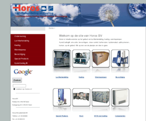 horos.info: Horos Luchtbehandeling, Koeling, Warmtepompen, Bevochtiging
Homepage Horos