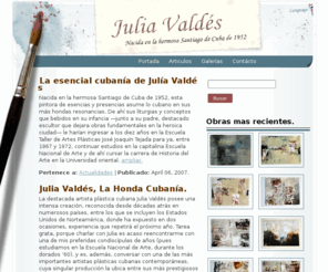 juliavaldes.com: Julia Valdés
