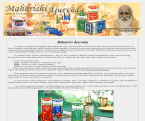 maharishiajurveda-tea.com: Maharishi Ájurvéda Teák | Az egyensúly a kulcs a tökéletes egészséghez
