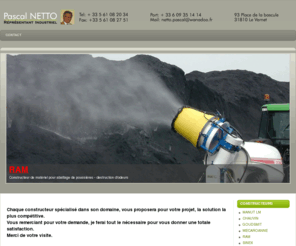 pascal-netto.com: Pascal Netto
Pascal NETTO representant pour l' Aide à la manutention, Manutention par le vide, Ventouses de levage, Potence, Palonnier, Aimants, Séparation Magnétique, Overband, Courant de Foucault, Détecteur de métaux, Crible, Tamis, Vibrants, Transport par vibration, Egoutteur , Vibrateur, Vibration, Couloir vibrant, Fond vibrant, Concasseur, Emotteur, Broyeur, Brise Motte, Palettisation,Robot de Palettisation, Dépalettisation, Encaissage