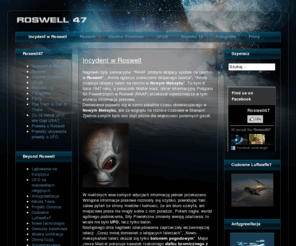 roswell47.pl: Incydent w Roswell
Katastrofa UFO w Roswell w 1947 roku,historia i opis wydarzeń, miejsce zdarzenia