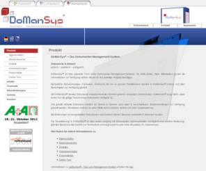 domansys.net: Arbeitssicherheit, Qualität, Management, Prozess, Intranet, Dokumente
