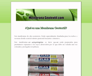 membranageotextil.com: membrana geotextil.com
Membranas para techos