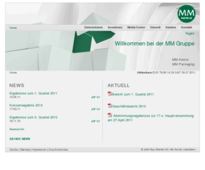 mm-academy.net: MAYR-MELNHOF KARTON AG  - Home
Mayr-Melnhof AG - Investor Relations, Finanzkalender, Berichte, Kennzahlen