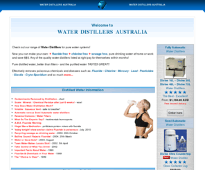 waterdistillersaustralia.com.au: WATER DISTILLER, Distilled Water, WATER DISTILLERS AUSTRALIA, Divine 16L, drink water
WATER DISTILLER. Make pure, tasty Distilled Water at home, work, dental clinic etc, with your own Divine 16L Water Distiller! Clean drink water is easy via your own Water Purifier. For fluoride / chlorine free water - WATER DISTILLERS AUSTRALIA