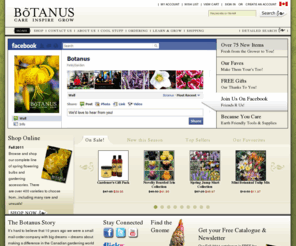 botanus.com: Botanus: Flower bulbs, Perennials, Canadian gardening, Mail order
