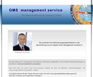 g-ms.net: GMS Management Service für Beschaffung & Supply Chain
Kostenoptimierung Ihrer Beschaffung und Ihres Supply Chain Management in der Praxis