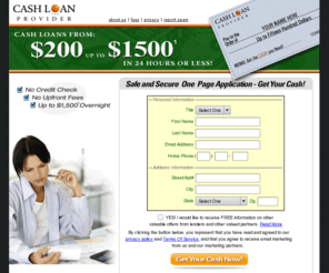nonrestrictedcashadvance.com: cashloanprovider.com

