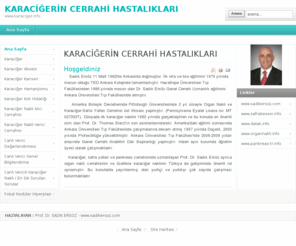 karaciger.info: KARACİĞERİN CERRAHİ HASTALIKLARI
Joomla! - the dynamic portal engine and content management system