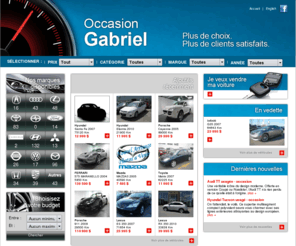 occasiongabriel.com: Voitures d’occasion et autos usagées à Montréal | Occasion Gabriel
Choisissez le plus grand assortiment à Montréal de véhicules d’occasion américains et importés et faites une bonne affaire